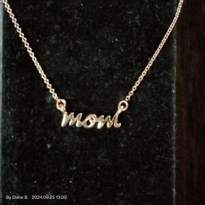 Kate Spade "MOM" Gold Tone Necklace